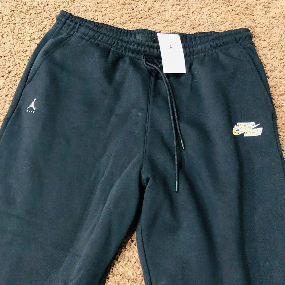 Jordan Essentials Fleece Pants Mens Size‎ XXL Black Joggers DQ8100-010 NEW